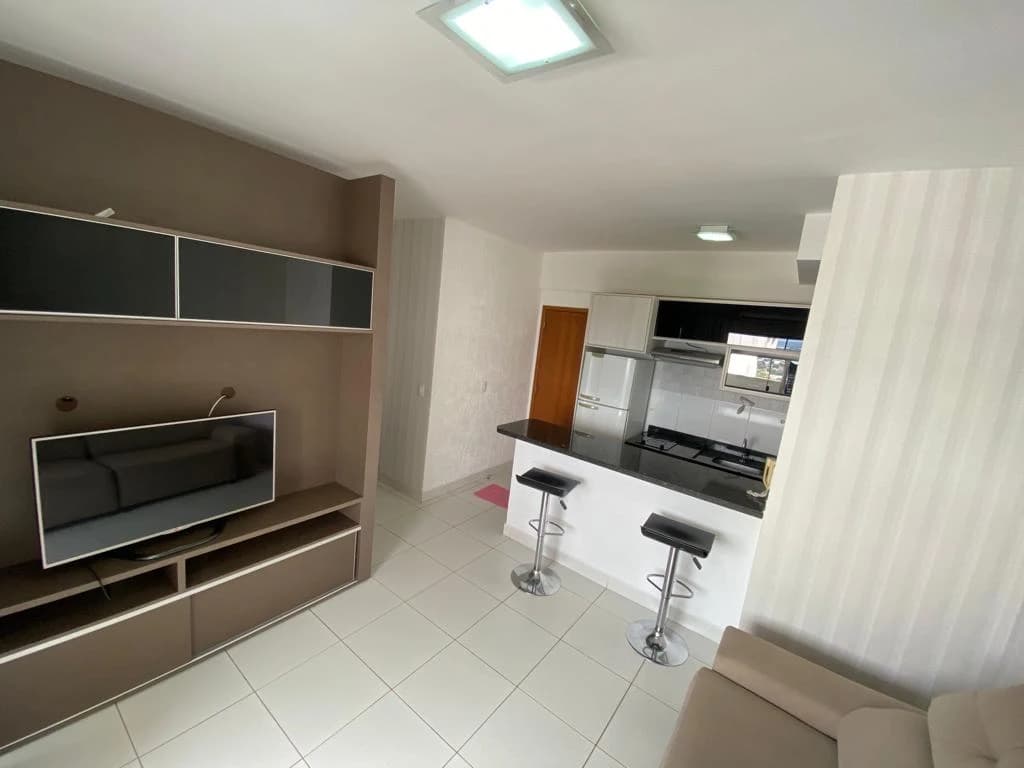 ALUGUEL APARTAMENTO 1 QUARTO MOBILIADO RESIDENCIAL SANTORINI SETOR BUENO